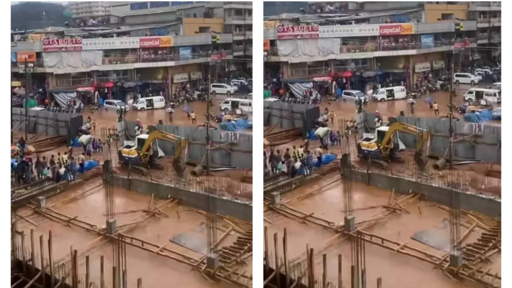 Nakivubo channel under construction
