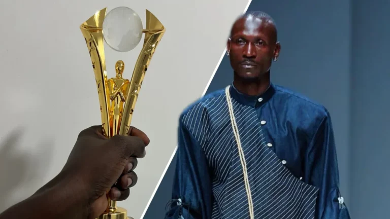 Ugandan Model Wafula Denis Shines at Lagos Fashion Week Runway Denis Wafula