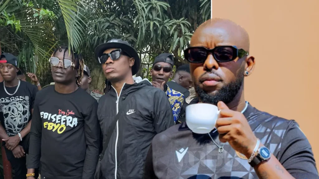 King Saha Claims He Destroyed Eddy Kenzo’s UNMF Federation king saha, big eye kenzo