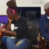Juliana in a studio in Kenya.