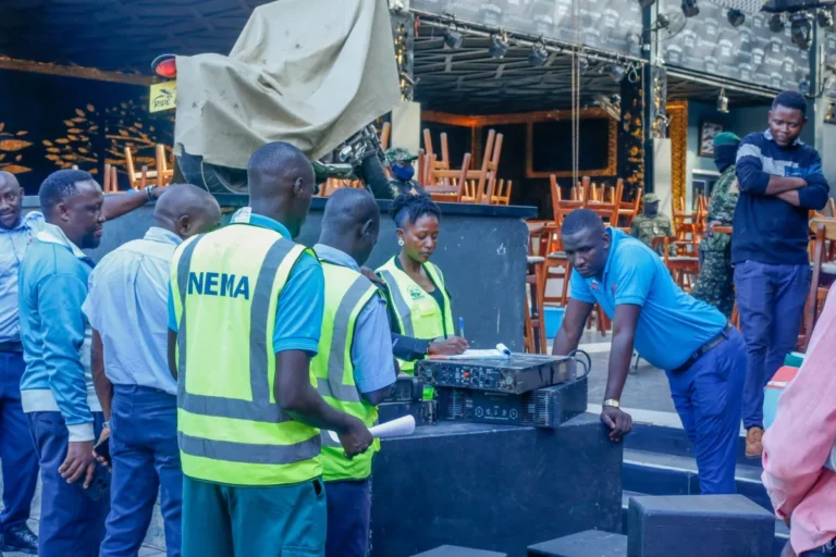 KCCA Raids Kampala Bars, Confiscates Speakers Over Noise KCCA and NEMA