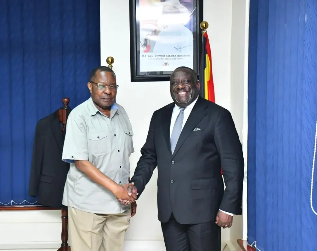 Minsusera Ssegamwenge and Hon. Nyomb Thembo