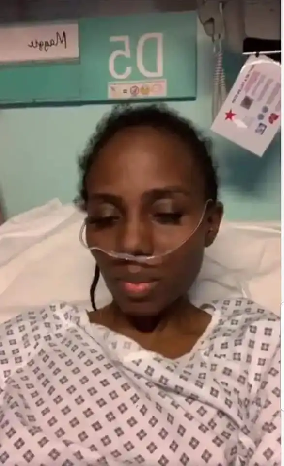 Nalongo Maggie Kaweesi in hospital