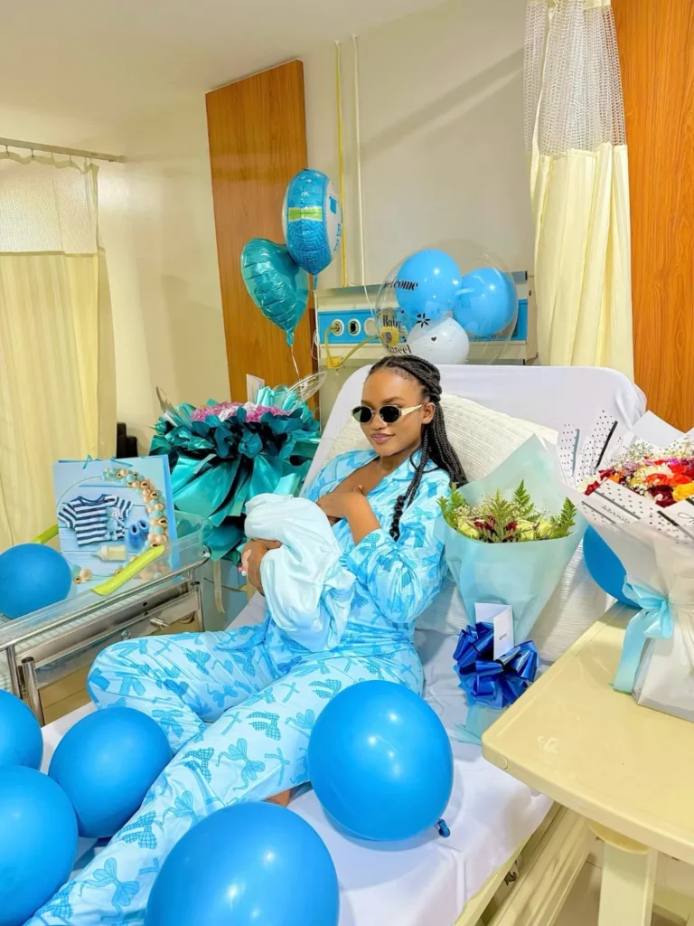 Angel Toni Acer and Debie Kagisha welcome a baby boy