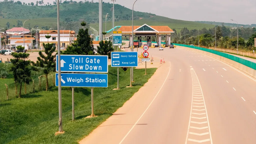 Entebbe Express Highway check point