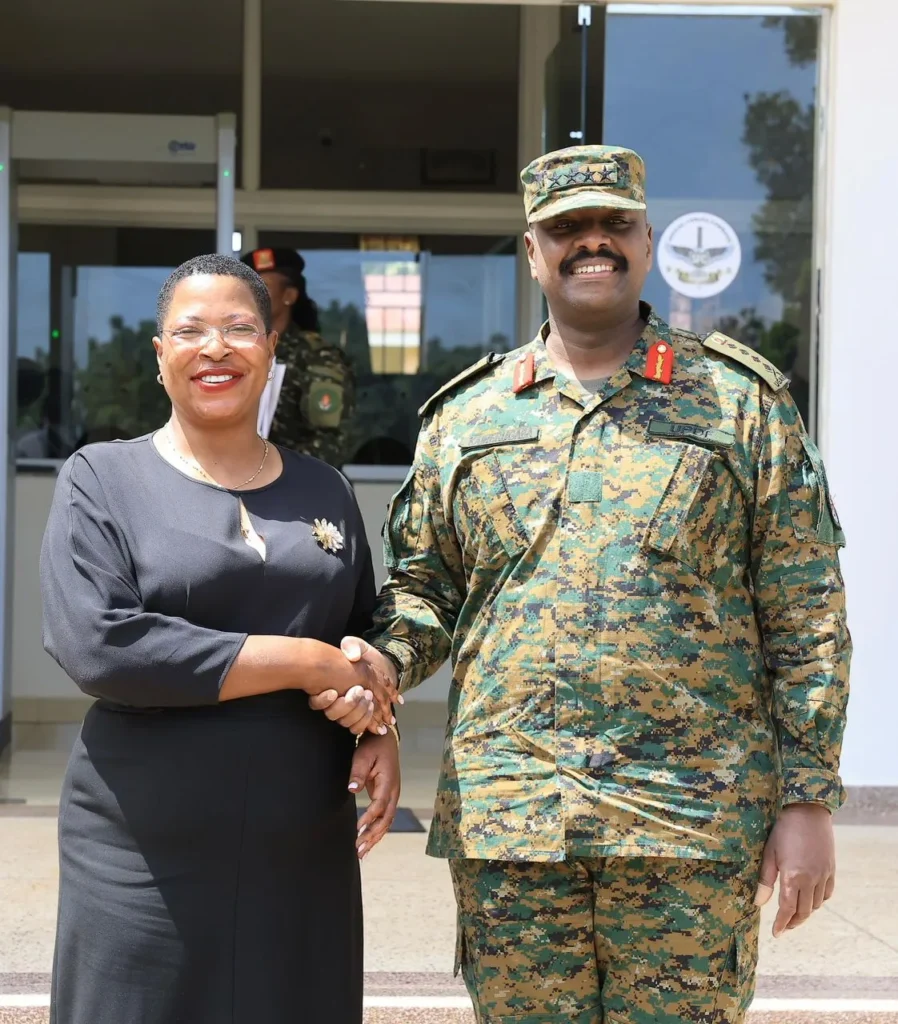 Gen. Muhoozi Kainerugaba Anita Among