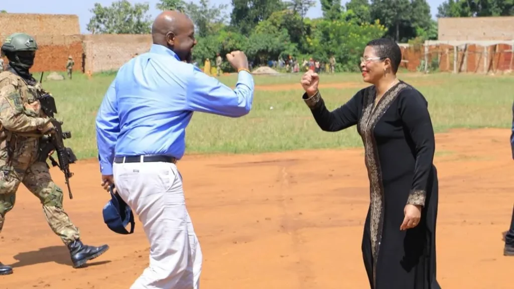 Gen. Muhoozi Kainerugaba Anita Among