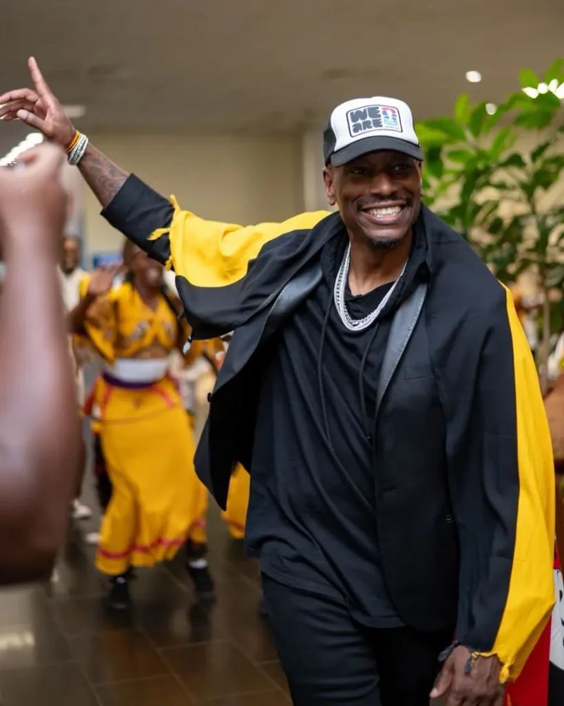 Tyrese Gibson in Uganda