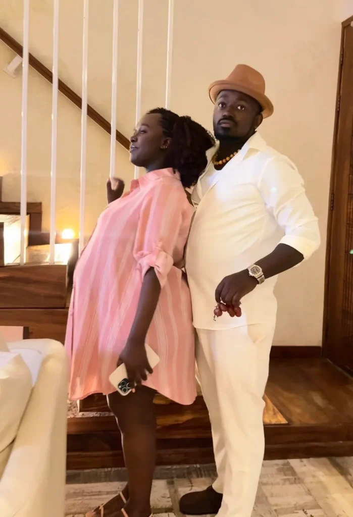 Ykee Benda and Emily Nyawira baby bamp