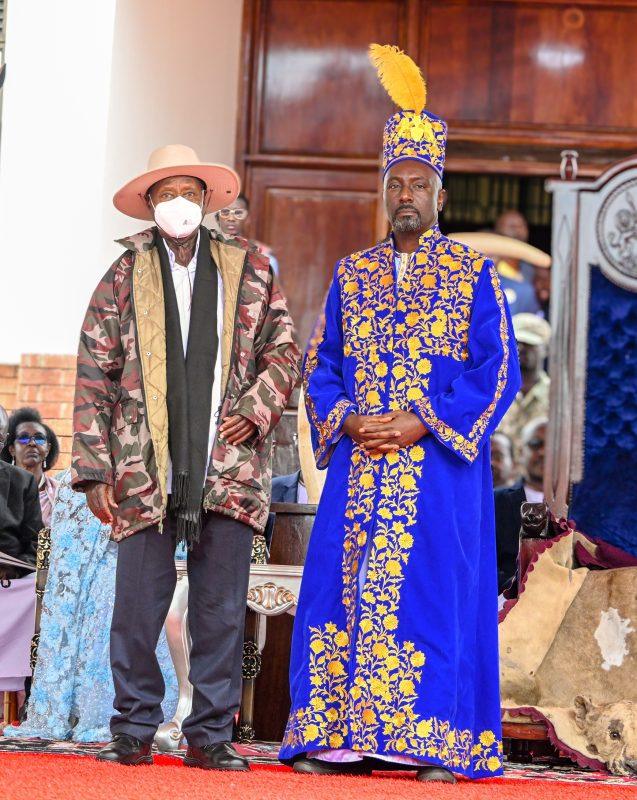 Museveni expressed hope the King would deliver on his mandate