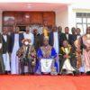 Museveni in a group photo with Tooro royals