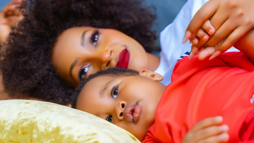 Sheebah Karungi and her Son