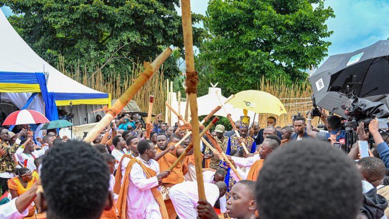 The King went through several rituals before the coronation