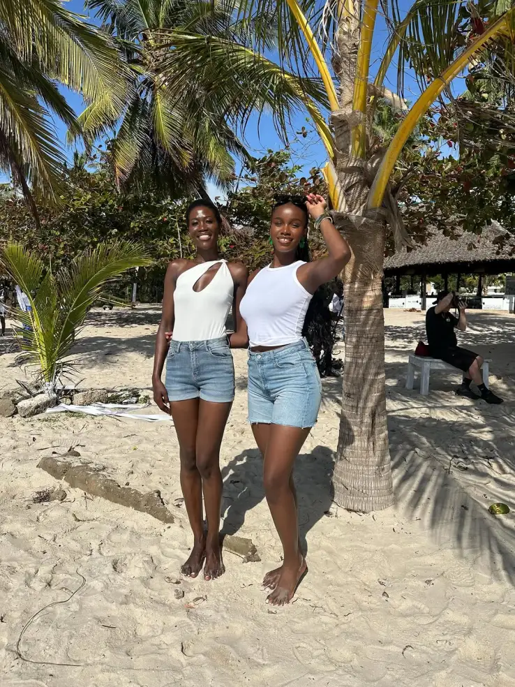 Almorie Sophia Nagayi Miss Uganda at the beach
