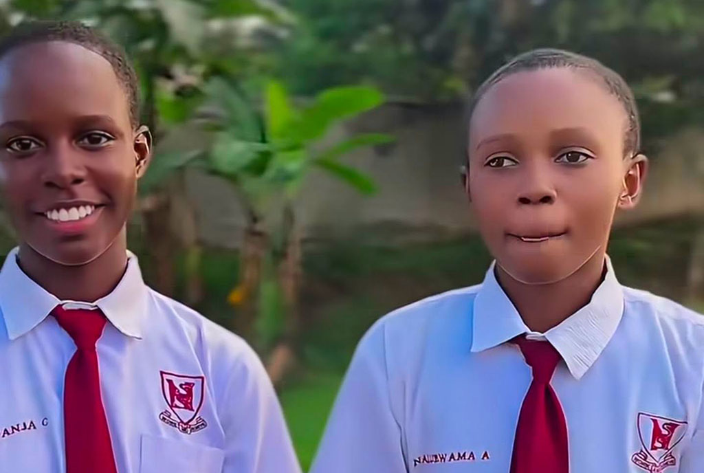 Nsangi Secondary School students